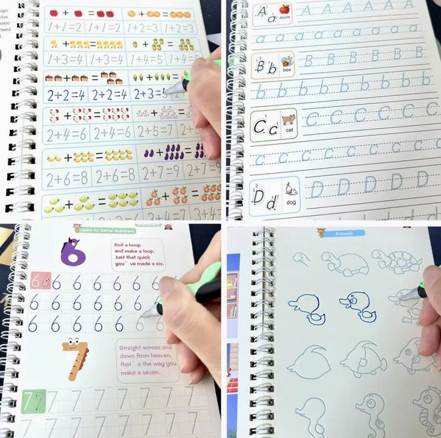 Reusable Calligraphy Book | Early Learning Kit | CraftopiaArt