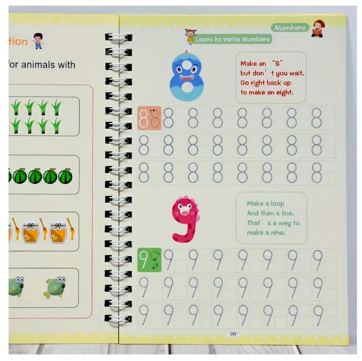 Reusable Calligraphy Book | Early Learning Kit | CraftopiaArt