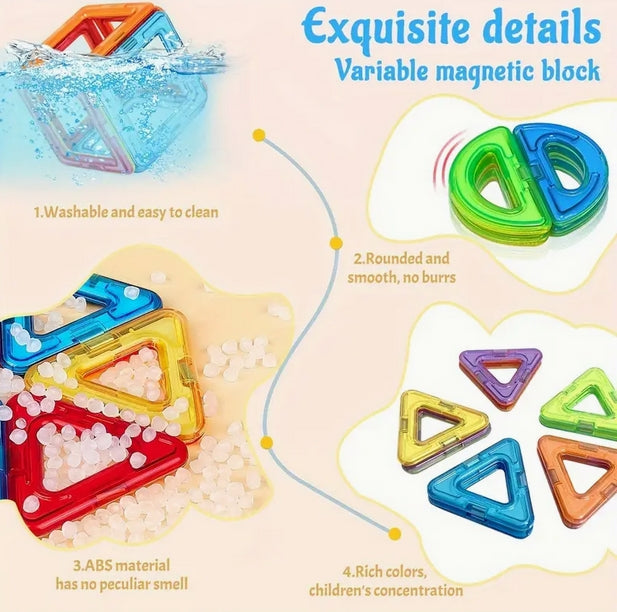 Big-Size Magnetic Building Blocks