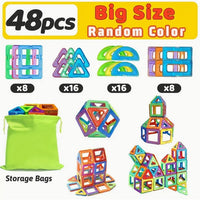 Big-Size Magnetic Building Blocks