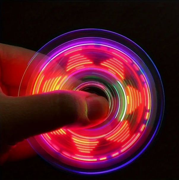 LED Crystal Fidget Spinner