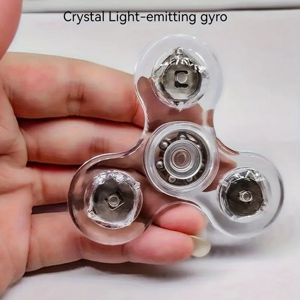 LED Crystal Fidget Spinner