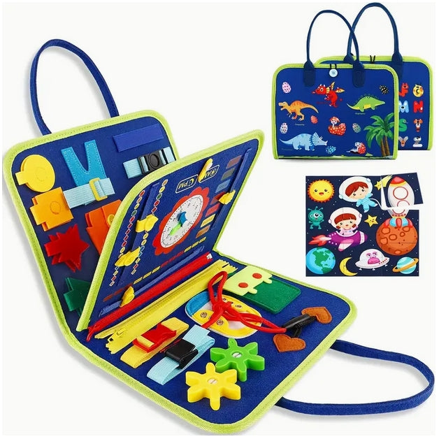 Educational Busy Board | Toddler Busy Board | CraftopiaArt