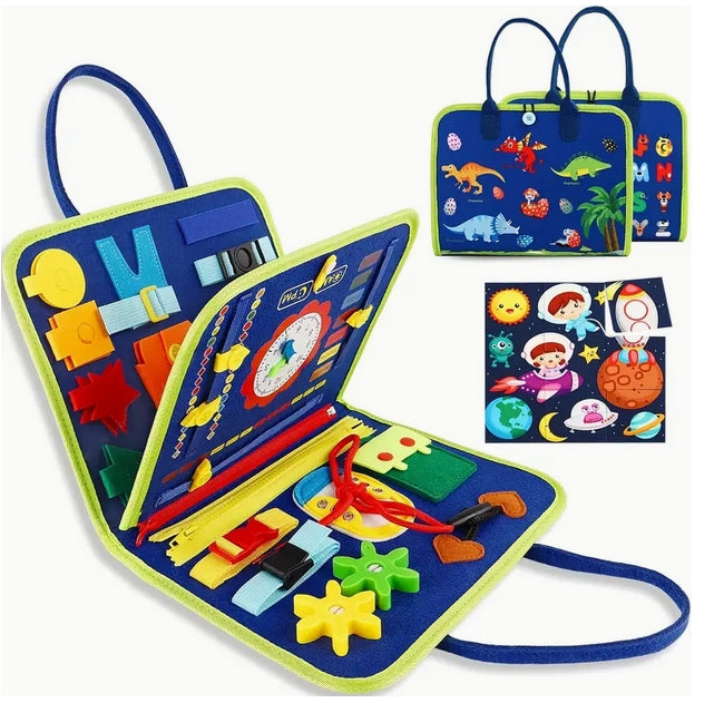 Educational Busy Board | Toddler Busy Board | CraftopiaArt