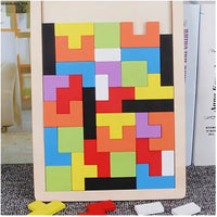 Wooden Tangram Puzzle | Brain Teaser Toys | CraftopiaArt