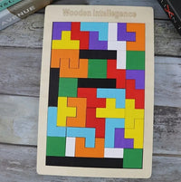 Wooden Tangram Puzzle | Brain Teaser Toys | CraftopiaArt