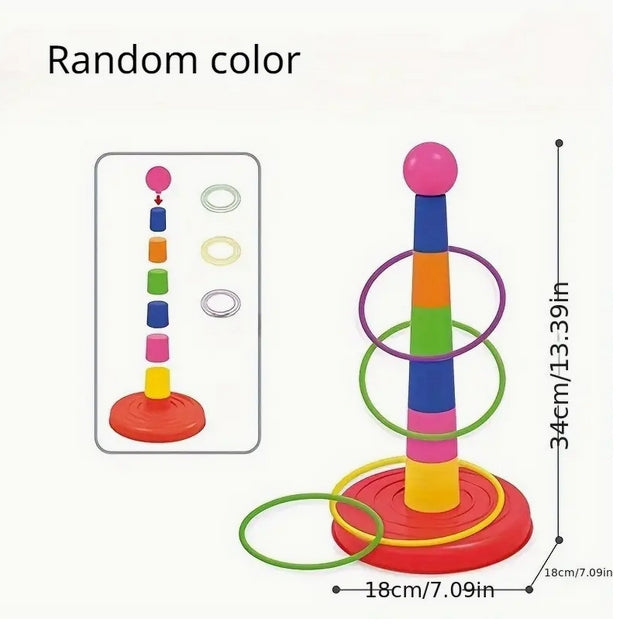 Colorful Ring Toss Game Set