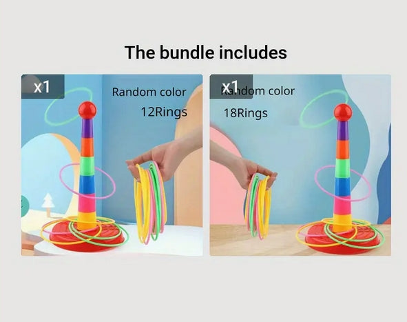 Colorful Ring Toss Game Set