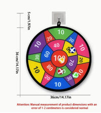 Sticky Ball Dart Board | 12-Piece Ball Dart Board | CraftopiaArt