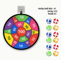 Sticky Ball Dart Board | 12-Piece Ball Dart Board | CraftopiaArt