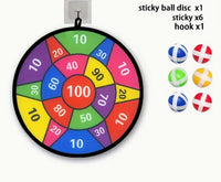 Sticky Ball Dart Board | 12-Piece Ball Dart Board | CraftopiaArt