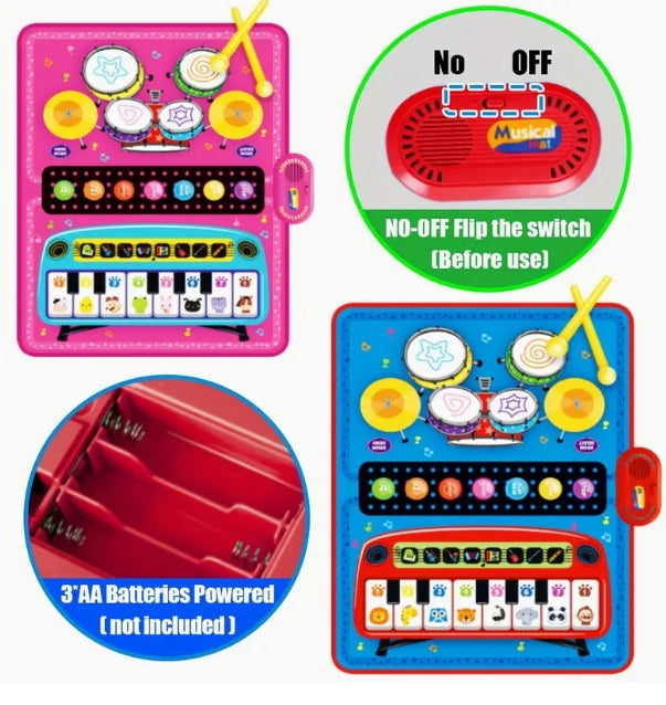 Piano & Drum Play Mat