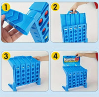 Bouncing Ball 4-in-a-Row Game