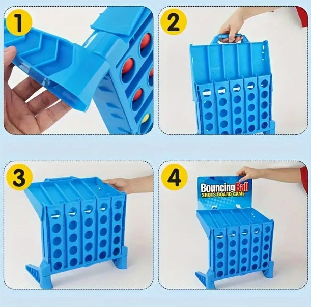 Bouncing Ball 4-in-a-Row Game