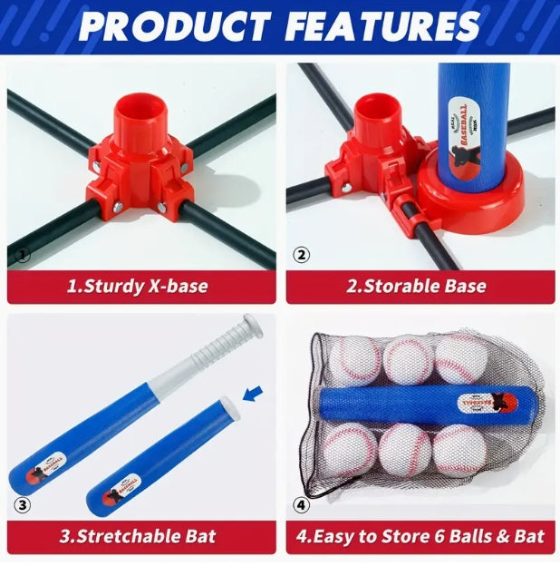 Baseball Toys for 3 Year Olds | Kids Baseball Set | CraftopiaArt