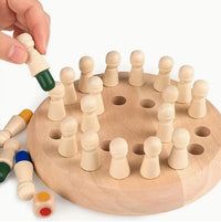 Wooden Memory Match Game