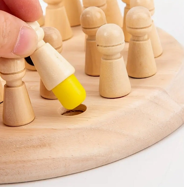 Wooden Memory Match Game