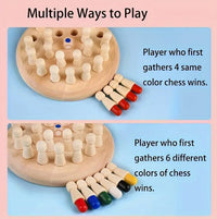 Wooden Memory Match Game