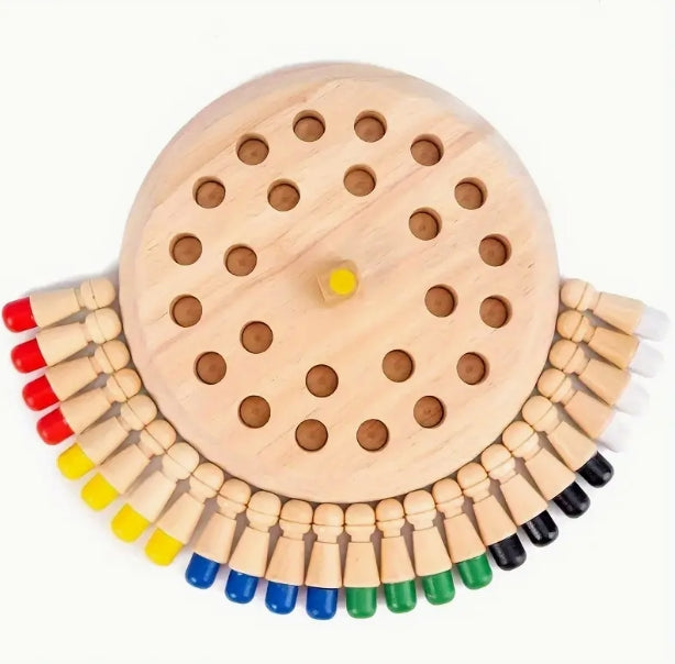 Wooden Memory Match Game
