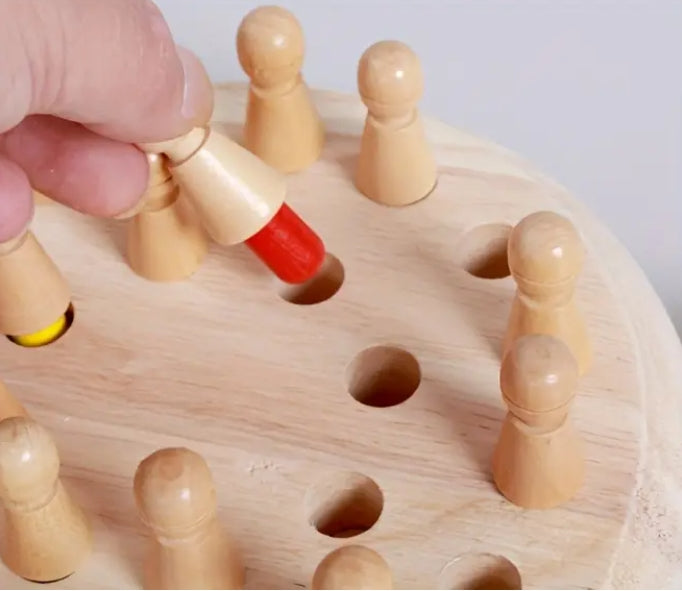 Wooden Memory Match Game