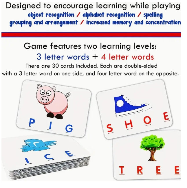 See & Spell Matching Game
