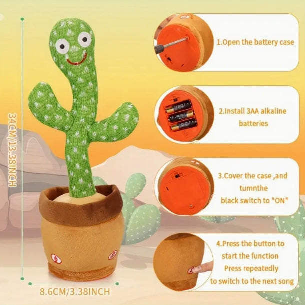 Glowing Dancing Cactus Toy