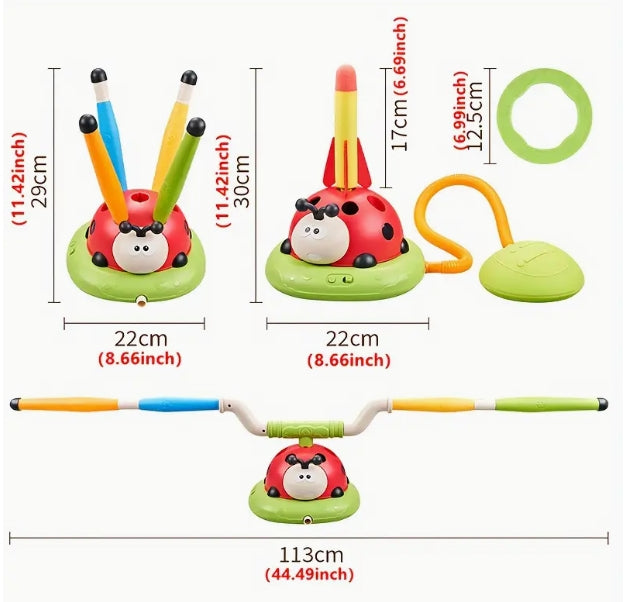 Ladybug Exercise Machine | Ladybug Activity Toy | CraftopiaArt