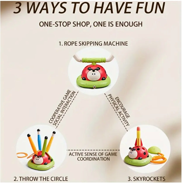 Ladybug Exercise Machine | Ladybug Activity Toy | CraftopiaArt