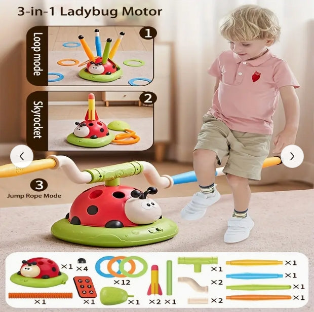Ladybug Exercise Machine | Ladybug Activity Toy | CraftopiaArt
