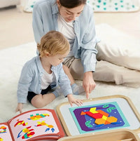 Magnetic Wooden Puzzle | Magnetic Puzzle Set | CraftopiaArt
