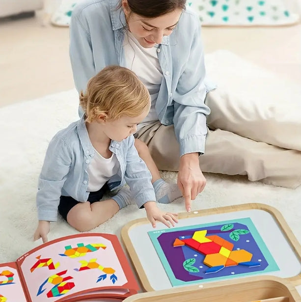 Magnetic Wooden Puzzle | Magnetic Puzzle Set | CraftopiaArt