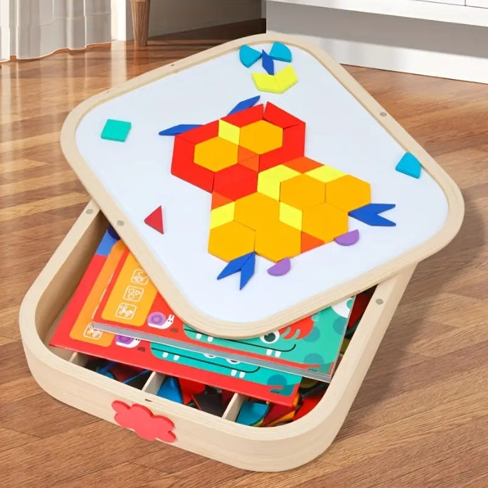 Magnetic Wooden Puzzle | Magnetic Puzzle Set | CraftopiaArt