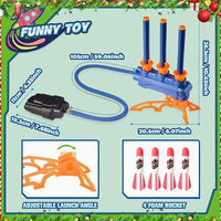 Rocket Launcher Toy | 2-in-1 Rocket Launcher | CraftopiaArt