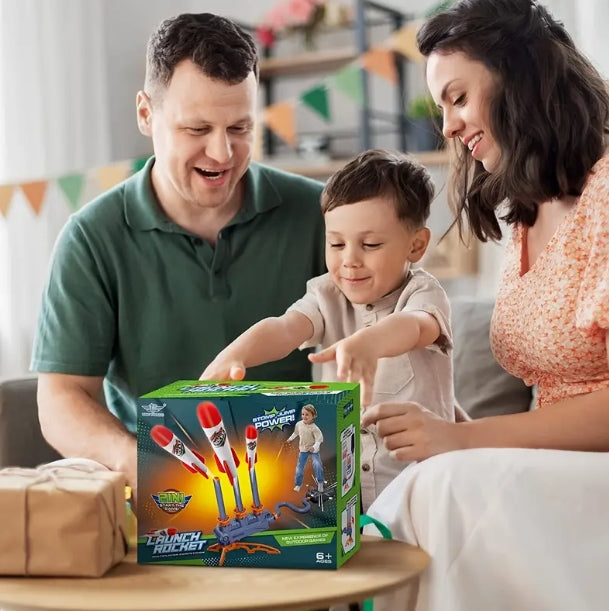 Rocket Launcher Toy | 2-in-1 Rocket Launcher | CraftopiaArt