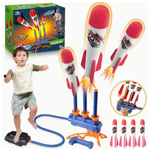 Rocket Launcher Toy | 2-in-1 Rocket Launcher | CraftopiaArt