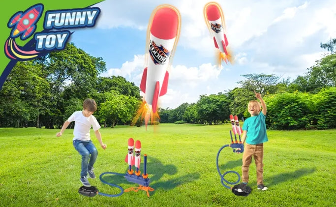 Rocket Launcher Toy | 2-in-1 Rocket Launcher | CraftopiaArt