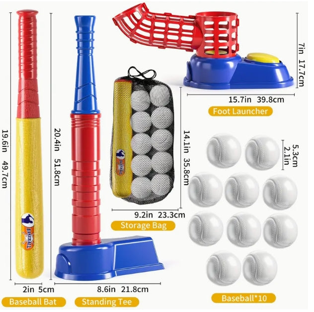 Tee Ball Set | Outdoor Sports Toy | CraftopiaArt
