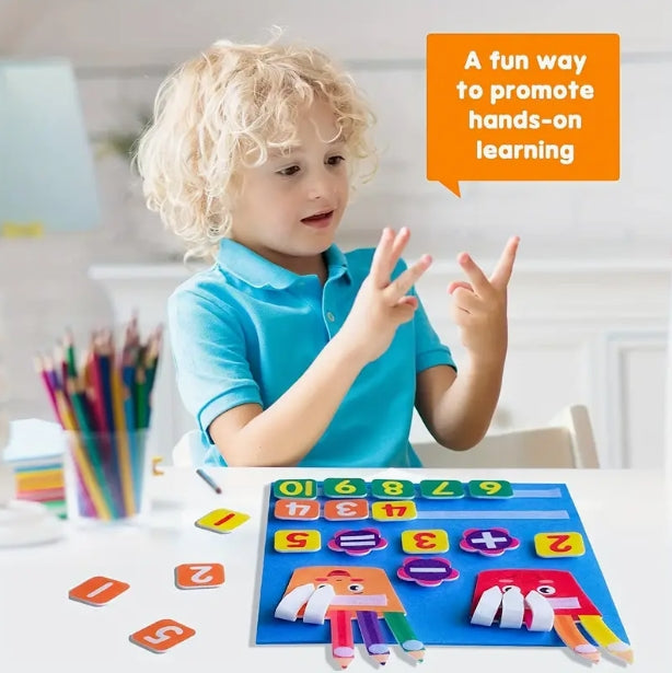 Interactive Numbers Math Felt Board