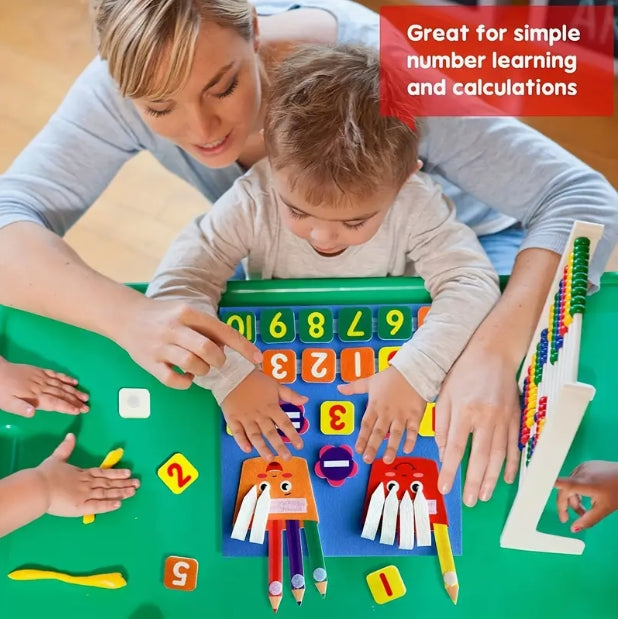 Interactive Numbers Math Felt Board