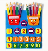 Interactive Numbers Math Felt Board