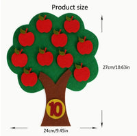 Apple Tree Numbers Felt Board