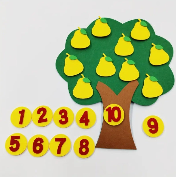 Apple Tree Numbers Felt Board