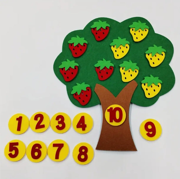 Apple Tree Numbers Felt Board
