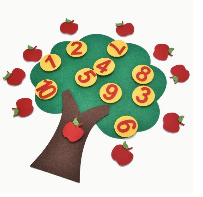 Apple Tree Numbers Felt Board