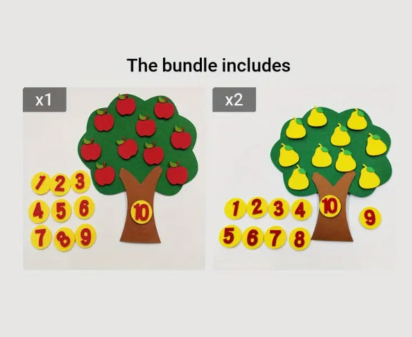 Apple Tree Numbers Felt Board