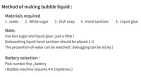 Bubble Blower Gun | LED Bubble Gun | CraftopiaArt