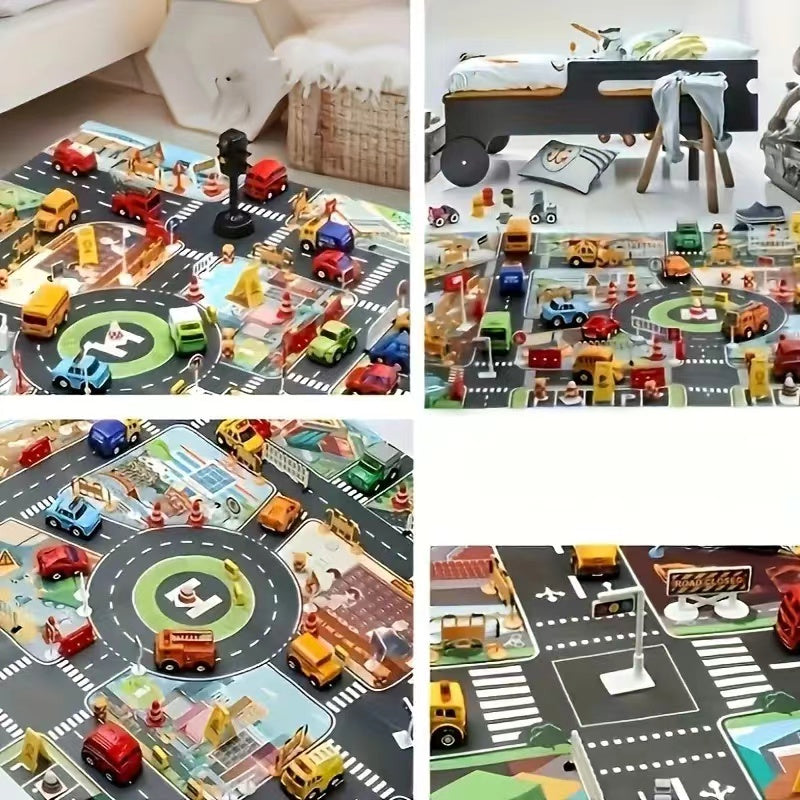 City Traffic & Engineering Play Mat