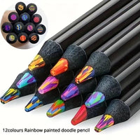 Rainbow Colored Pencils | Magic Gradient Pencils | CraftopiaArt