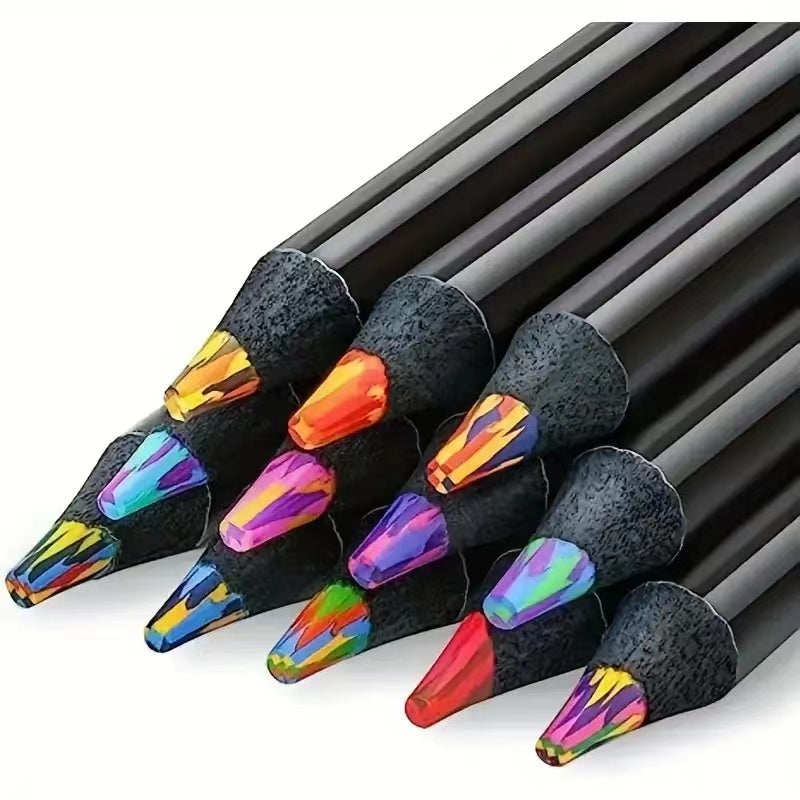 Rainbow Colored Pencils | Magic Gradient Pencils | CraftopiaArt