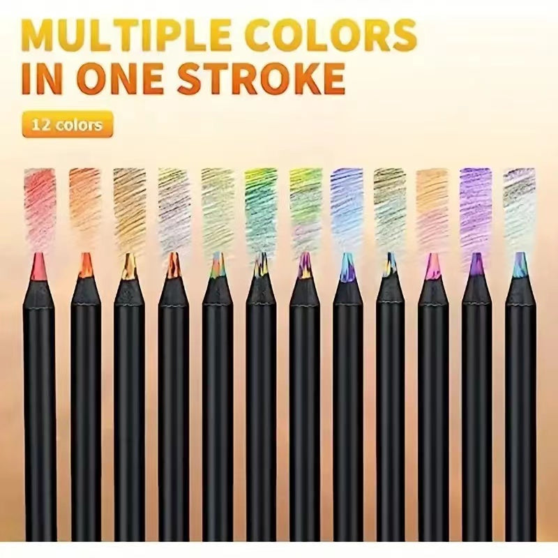 Rainbow Colored Pencils | Magic Gradient Pencils | CraftopiaArt